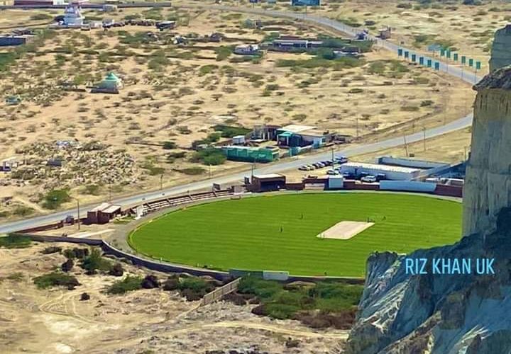 Gwadar cricket stadium ready for play waiting Cricketers to come and play.