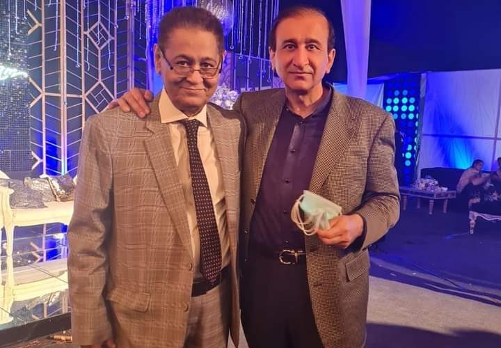 Star markeeting ceo wasiq naeem and Mir Shakil Rehman on the occasion of MSR daughter wedding