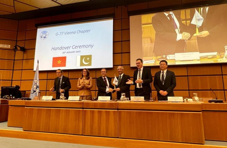 Pakistan Assumes Chairmanship of the Group of 77 and China’s Vienna Chapter, ceremony held at the United Nations Office at Vienna (UNoV):