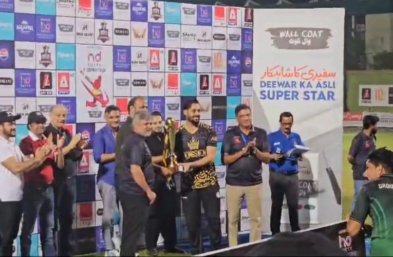 Kingsmen won the Ramadan Night Cricket T20 tournament at DHA Sports Club Moin Khan Academy, defeating Umar Associates in the final after a sensational contest.