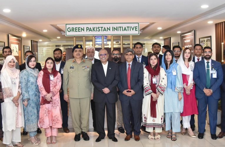 President lauds Green Pakistan Initiative