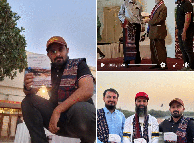 feeling blessed with Mahmood Shaam and Atraaf International at Beach Luxury Hotel Karachi.