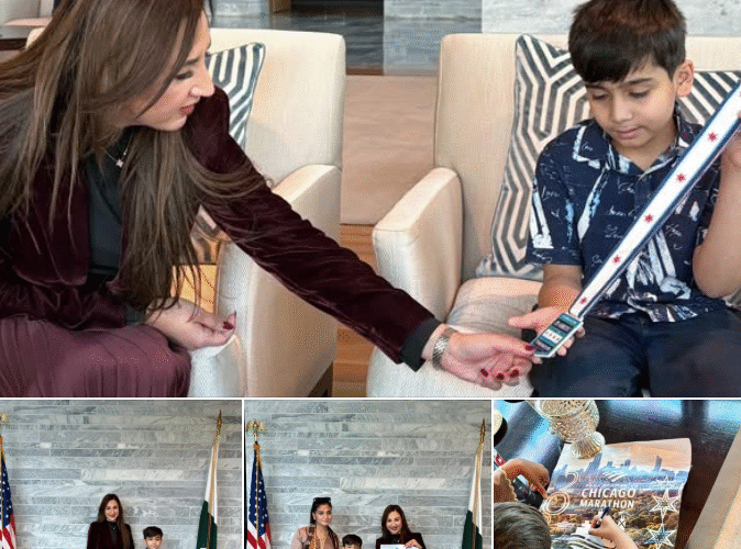 Keyaan Mustafa will continue this mission next year, running in honour of President Donald Trump, who ended eight wars and helped save the world from further conflict.