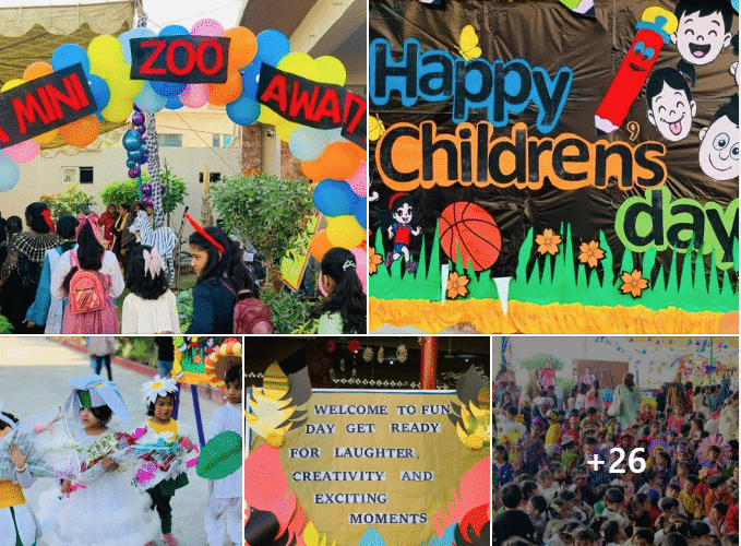 World Children’s Day was celebrated by Gulistan Shah Abdul Latif Nursery/ Montessori and Primary Schools, Sindhi Muslim Housing Society Karachi