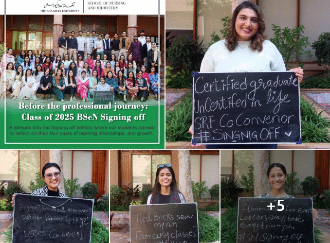 Four years of hard work, late nights, clinical rounds, and unforgettable memories, all celebrated through heartfelt messages in our Signing Off activity.