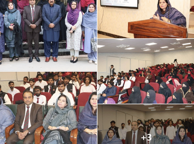 Women Development Department organized an awareness seminar, led by the Focal Person and Female Ambassador, under the program titled ‘Skills Development through Ambassador Program for Female University Students Across Punjab’ at Emerson University Multan.