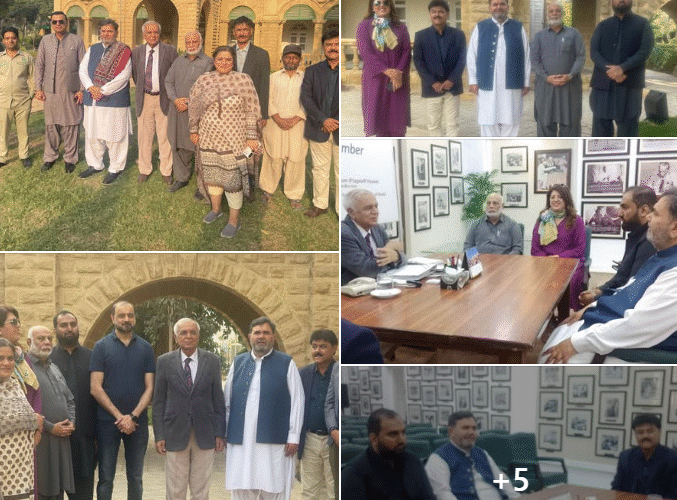 Chairman  Stang Committee on Firing Affairs and Cabinet Senate of Pakistan  Senator Mr.Rana Mehmood ul Hassan of Multan along Senators and MPA Sindh Mr. Asif Musa visited Quaid-I-Azam House Museum/Flag Staff House Karachi during his visit to Karachi,He had had meeting regarding Foreign Affairs and Diplomats visits at the QAHM.