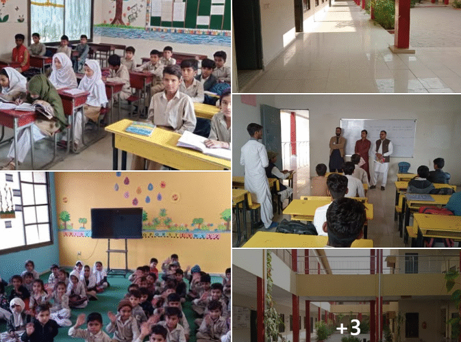 SEF Team Reviews Academic Standards at PSP School Shahdadkot