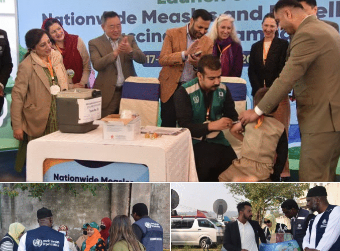 protect 34 million children in a #MeaslesRubella vaccination campaign.