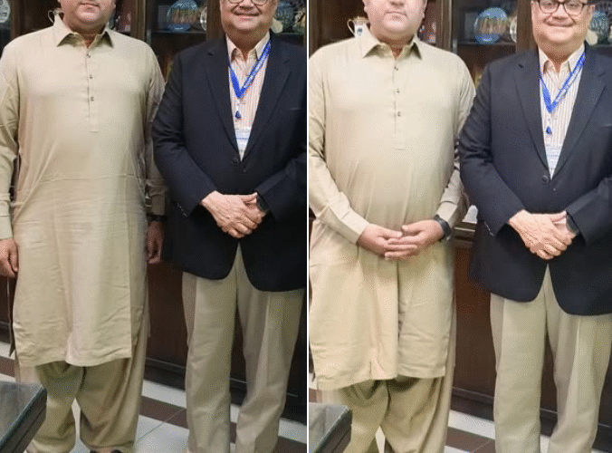 Sindh University spokesman Nadir Ali Mugheri calls on Vice-Chancellor MUET Prof Dr Talha Hussain Ali, discusses academic related issues at the Universities in Sindh.
