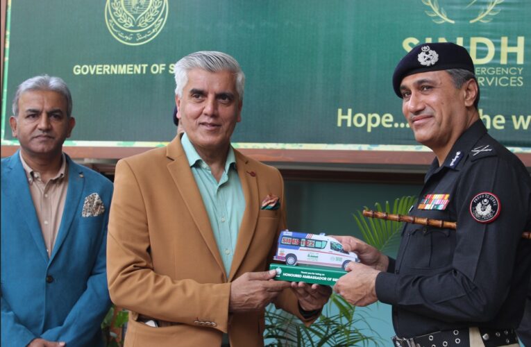 IG Sindh Visits SIEHS-1122 Headquarters, Explores Stronger Partnership to Save Lives Across Sindh