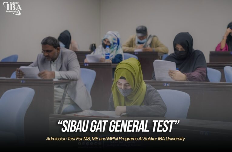 On 13 December 2025, Sukkur IBA University successfully conducted the GAT (Graduate Assessment Test)