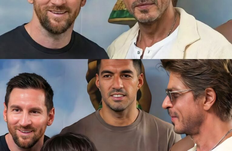 Star Footballer Lionel Messi Meets Bollywood King Shah Rukh Khan in Kolkata