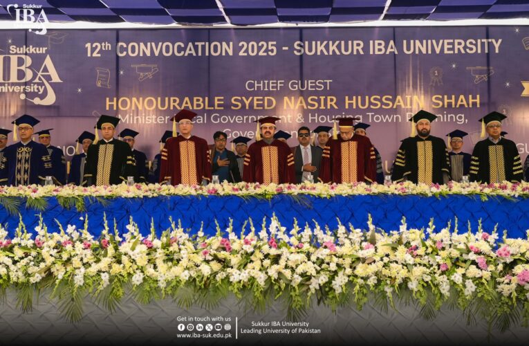 Sukkur IBA University Confers 826 Degrees at its 12th Convocation