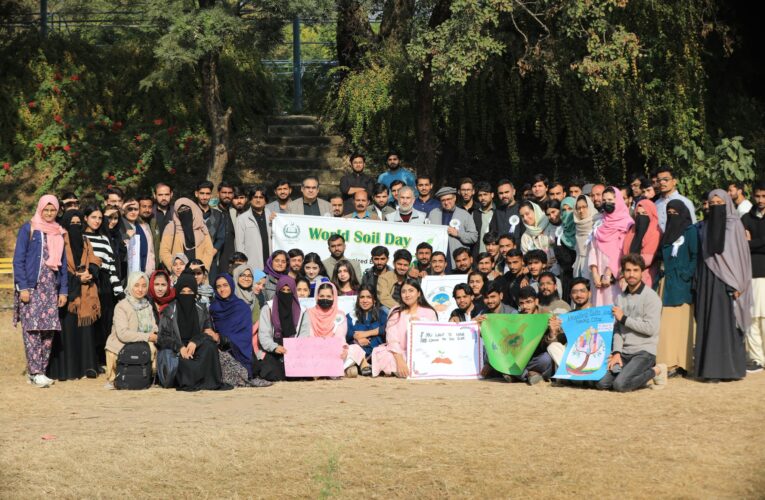 World Soil Day,  2025 was celebrated by Plantarians Association, Department of Plant Sciences, Quaid-i-Azam University Islamabad Pakistan, GYM and Plant Ecology & Conservation Lab., under the theme “Healthy Soils for Healthy Cities,”