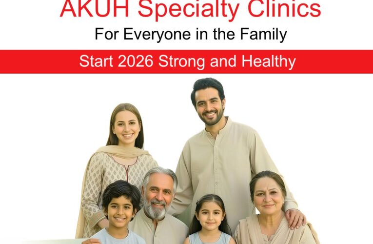 Aga Khan University Hospital (AKUH) in Karachi offers numerous specialty clinics, covering major areas like Cardiology, Oncology, Neurology, Gastroenterology, Dermatology, Orthopaedics, Paediatrics, and Women’s Health