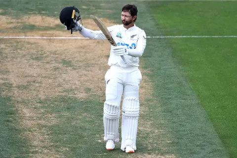 3rd Test: New Zealand Declares at 575/8 with Devon Conway’s 227”