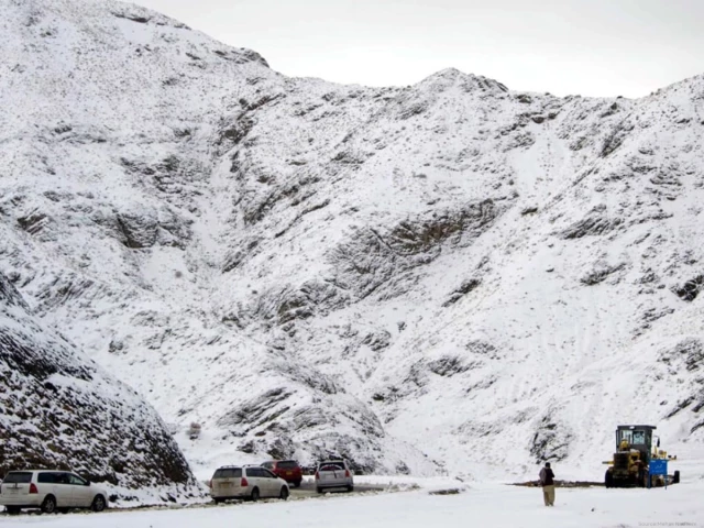 Balochistan Transformed into Winter Wonderland by Snowfall Ahead of New Year