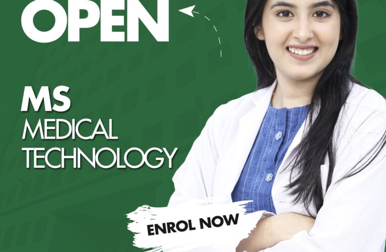 Ziauddin University’s College of Medical Technology is now open for admissions in the MS in Medical Technology Programme