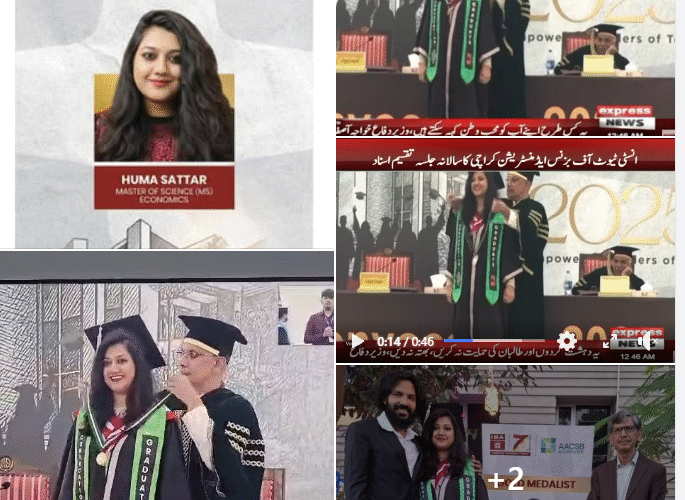 Huma Sattar receives Gold Medal. The IBA honours her this achievement.