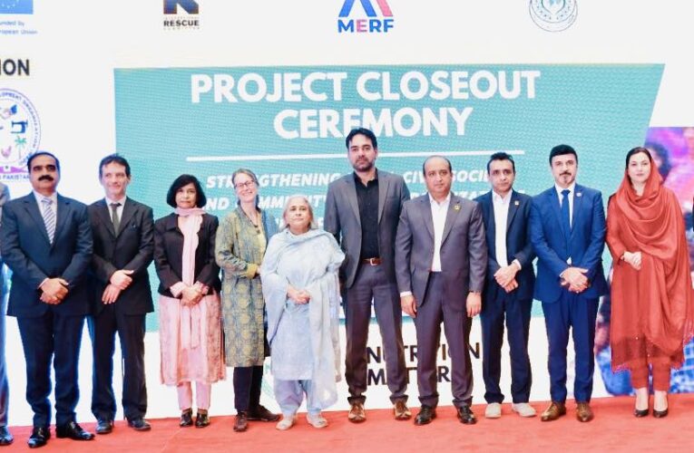 Sindh Human Rights Commission Reaffirms Nutrition as a Fundamental Human Right at Closeout Ceremony