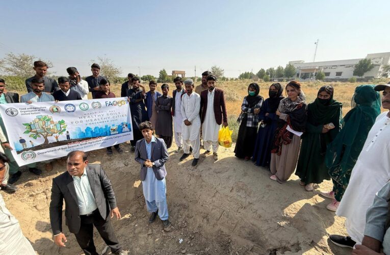 Celebration of World Soil Day 2025 “Healthy Soils, Healthy Cities”, jointly organized by Department of Soil Science, Sindh Agriculture University Campus Umerkot and Soil Science Society of Pakistan” held on 5th December 2025.