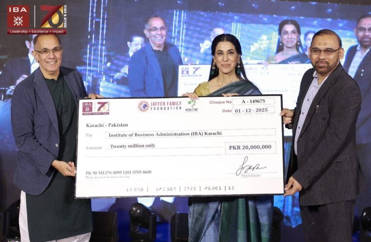 IBA Karachi Hosts Successful Fundraising Event to Support Deserving Students