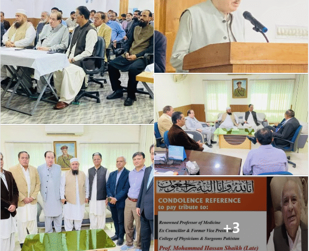 Condolence Reference held for Prof Hassan Shaikh