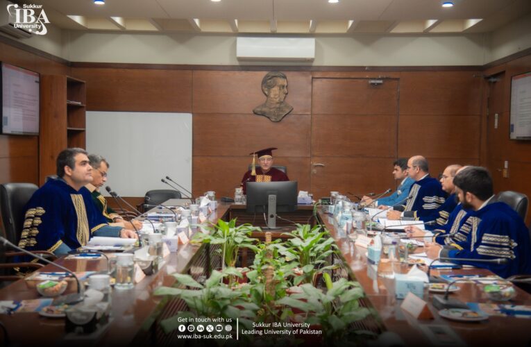 The 16th Meeting of the Senate of Sukkur IBA University was held on 30 December 2025 under the leadership of Vice Chancellor Prof. Dr. Asif Ahmed Shaikh, presiding on behalf of the Chancellor and Pro-Chancellor.