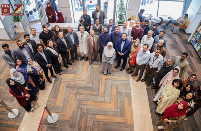 A Tribute to Academic Excellence: Dr. Ishrat Husain Corner unveiled at the IBA Library.