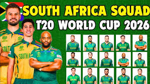 South Africa Announces Squad for T20 World Cup 2026