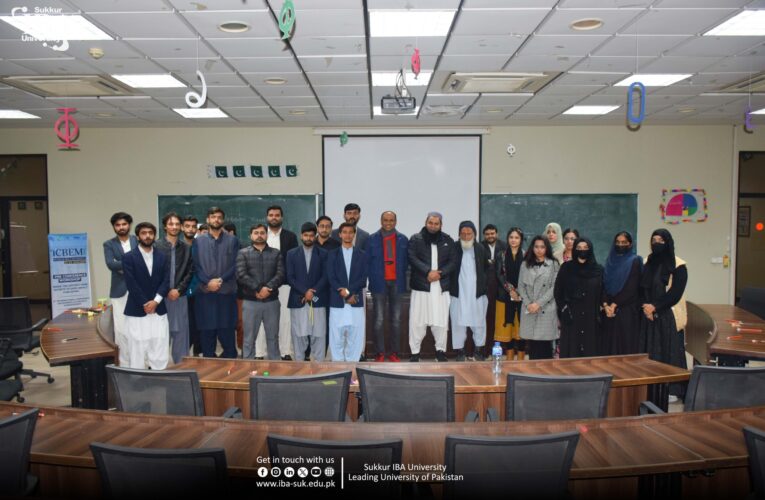 CELInc Sukkur IBA Hosts Session on “Entrepreneurial Opportunities in Supply Chain for Youth”