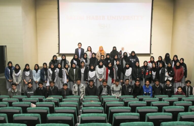 Nasra Higher Secondary Students Explore Career Opportunities at Salim Habib University