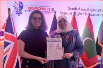 VICE-CHANCELLOR SABS UNIVERSITY JAMSHORO, DR. ARABELLA BHUTTO REPRESENTS PAKISTAN AT SARCHE 2026, CONTRIBUTES TO DHAKA DECLARATION ON HIGHER EDUCATION