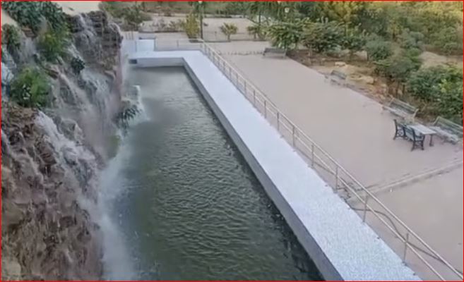*Karachi Mayor Reactivates Benazir Waterfall at Kidney Hill Park*
