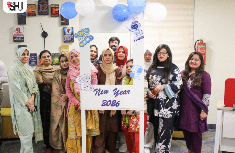 The Tariq Amin Library at Salim Habib University welcomed the New Year with a vibrant celebration that captured the spirit of new beginnings and shared community.