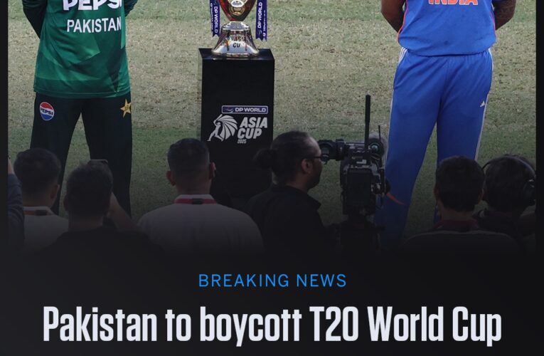 “Pakistan to Boycott T20 World Cup Match Against India, Government Announces”