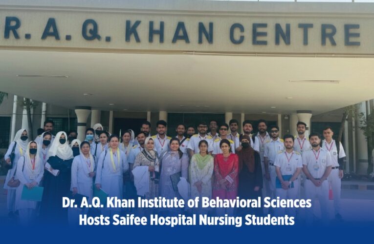 Dr. A.Q. Khan Institute of Behavioral Sciences Hosts Nursing Students from Saifee Hospital for Psychiatric Nursing Training