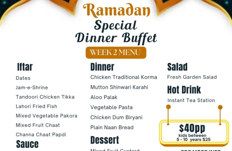 Ramzan Special Dinner Buffet at Lal Qila Restaurant