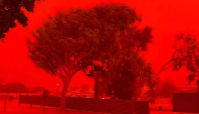 Red Sky Over Australia Sparks Fear Among Residents