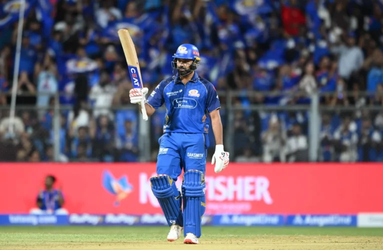 IPL: Rohit Sharma’s Blazing Knock Helps Mumbai Indians Chase Down 221 Against Kolkata Knight Riders