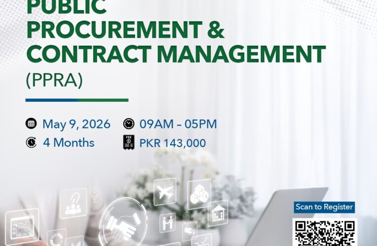 NUST Iqbal Executive Development Centre Announces Admissions for Professional Diploma in Public Procurement & Contract Management