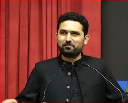 Chief Minister Khyber Pakhtunkhwa Muhammad Sohail Afridi addresses the convocation of Khyber Girls Medical College Peshawar.